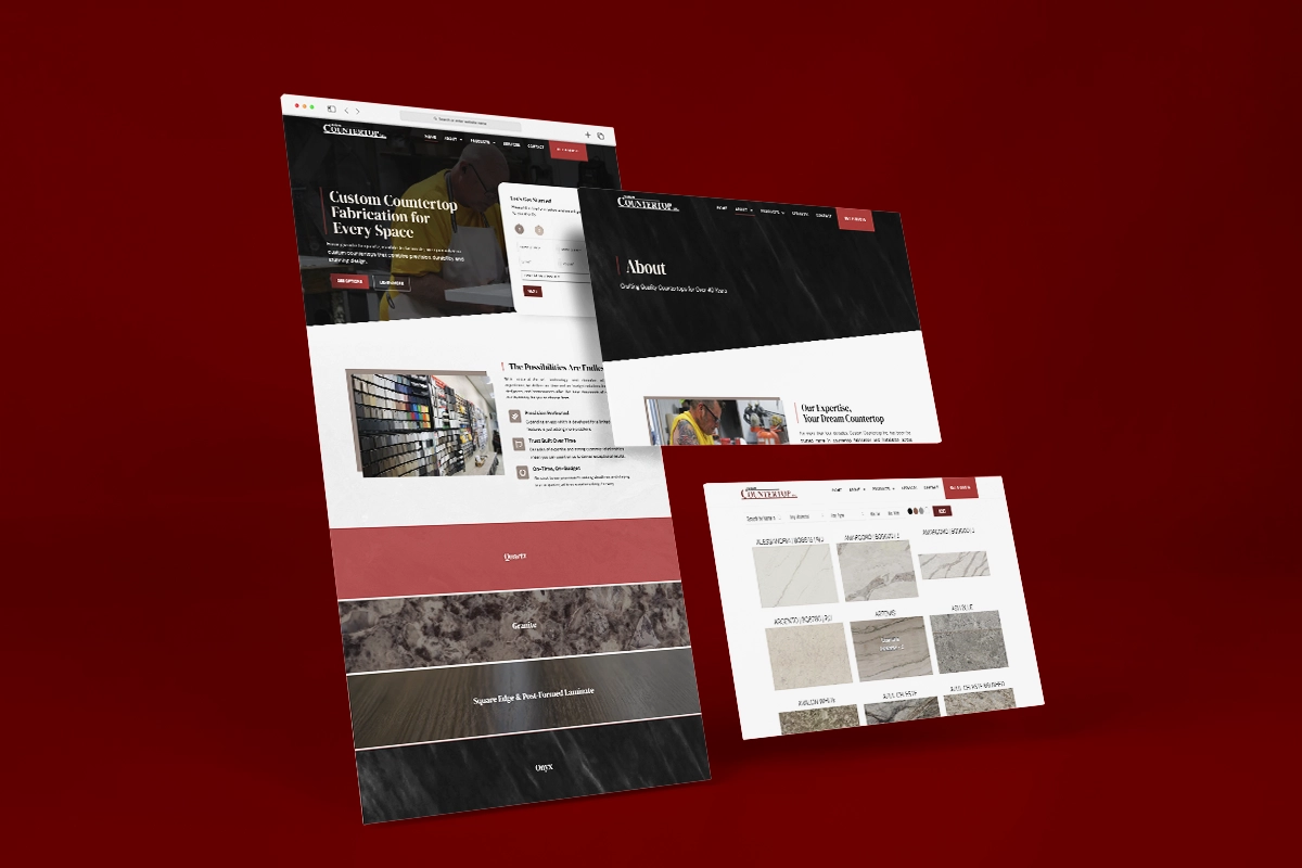 Custom Countertop Website Revamp